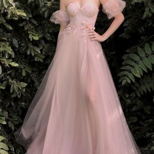 Cinderella Divine Strapless Floral Ball Gown- special occasion
